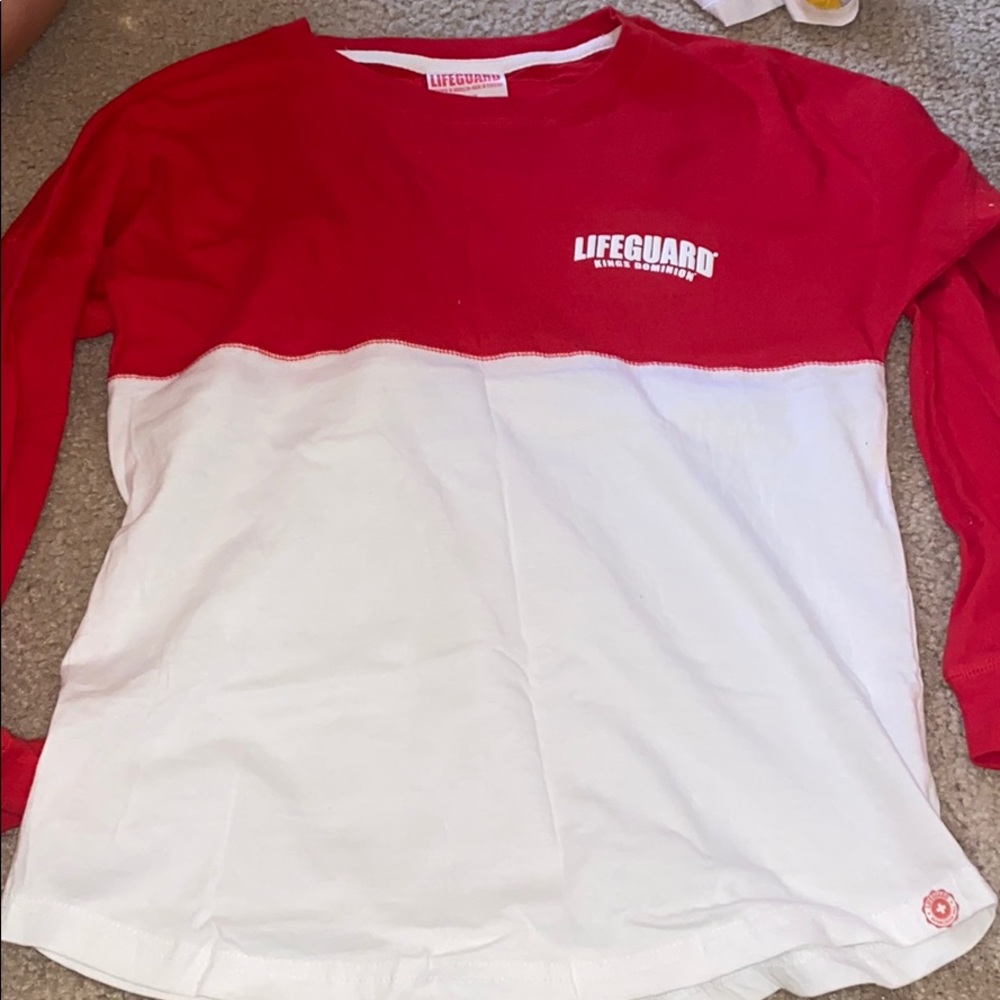 King’s Dominion lifeguard shirt